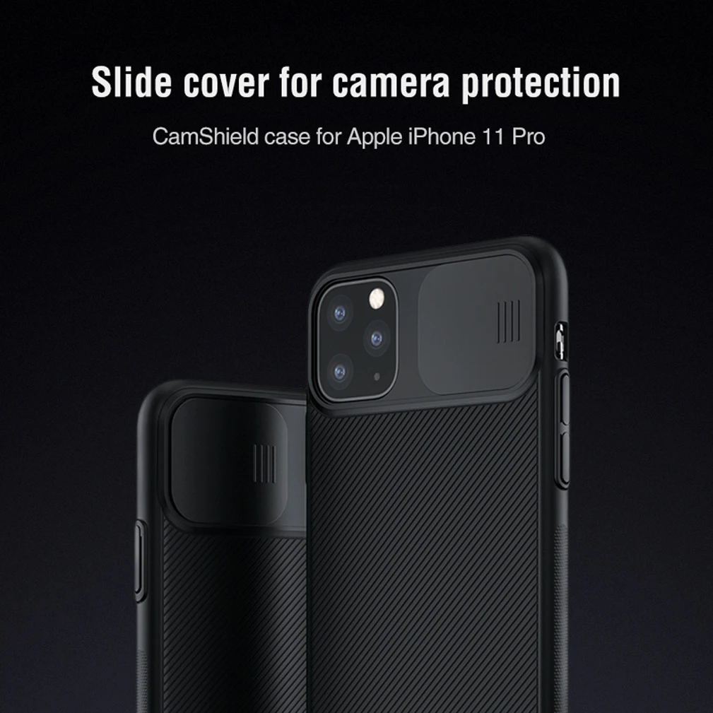 

For iPhone 11 Pro Max Case NILLKIN CamShield Case protect camera PC Back cover for iPhone 11 Lens Protection back Case