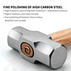 Heavy Duty Wooden Handle Sledge Hammer 1Pcs Forged Steel Octagon Hammer Square Head Big Hammer Masonry Hammer 2LB 3LB 4LB 3
