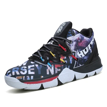 

Spring and Autumn Trend Lace-up Sneakers Comfortable Casual Shoes Non-slip Wear-resistant Couple Large Size Basketball Shoes