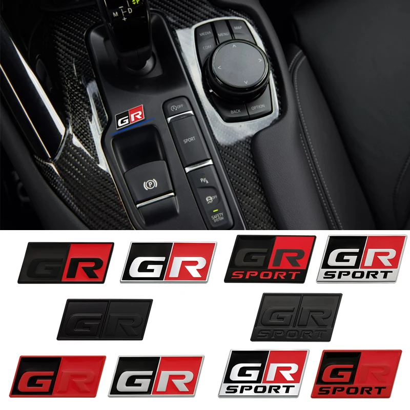 Эмблема GR Sport Автомобильная наклейка для внутреннего интерьера Toyota YARiS SPORT Supra RS REIZ