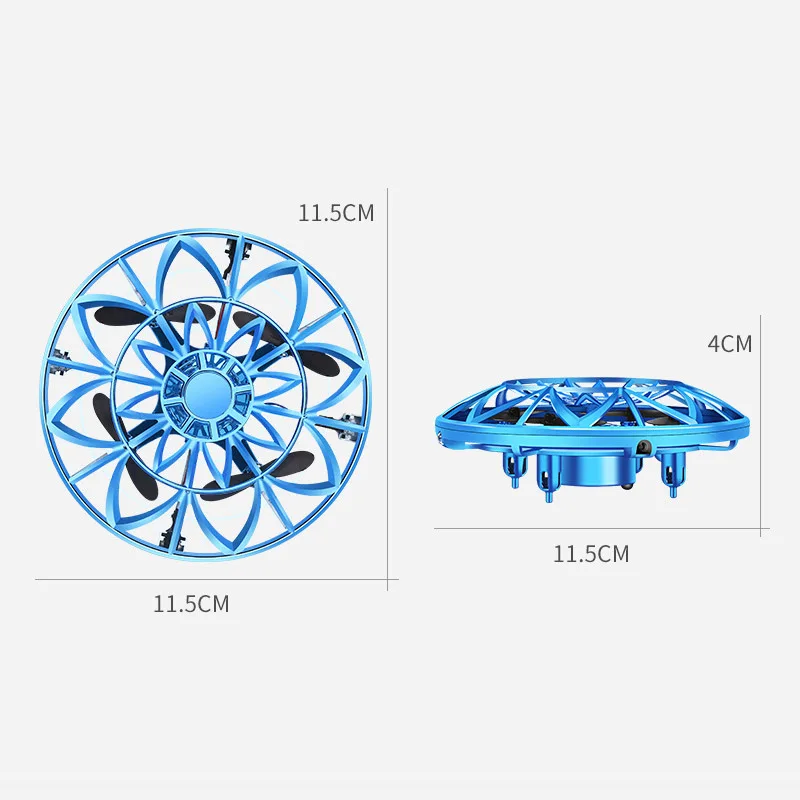 Летающий вертолет мини-Дрон НЛО Радиоуправляемый Дрон инфракрасная Индукционная авиация Квадрокоптер обновленная радиоуправляемая игрушка для детей и взрослых электрические игрушки