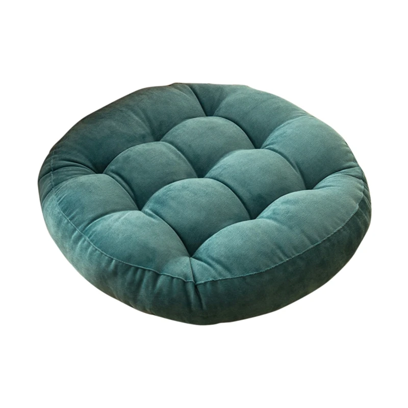 Corduroy lake blue Новое поступление Подушка круглая подушка для стула татами сиденье подушка дышащий Cojines утолщенная Coussin Cojines Decorativos Para диван - Цвет: Corduroy lake blue