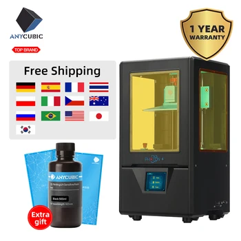 

ANYCUBIC Photon-S 3D Printer Upgraded Black With 500ML/2pcs FEP LCD SLA Module Matrix Dual Z axis 3d Printer Kit impresora 3d