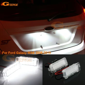 

For Ford Galaxy WA6 2006-2015 Excellent Ultra bright 3528 Led License plate lamp light No OBC error