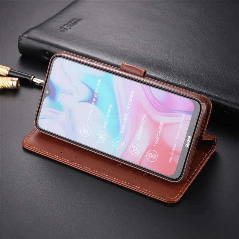 Для Xiaomi Redmi 8 чехол Модный кожаный чехол с откидной крышкой из искусственной кожи с подставкой Чехол для Xiaomi Redmi 8 книга Стиль чехол для телефона
