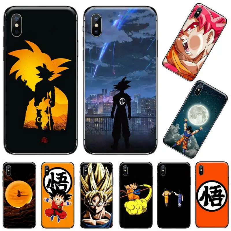 Милый чехол для телефона с Аниме D Dragon Ball Z Super Son Gokus DBZ iPhone 11 12 pro XS MAX 8 7 6 6S Plus X 5S SE 2020 XR