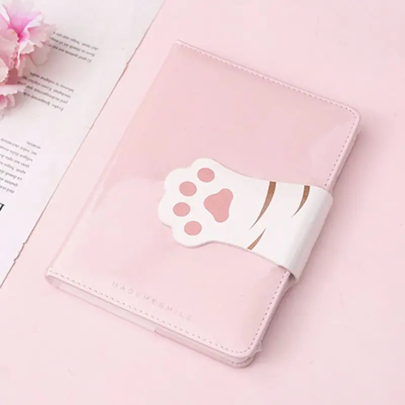 

Cute Cat Claw Magnetic Buckle Notebook Notepad Journal Sketchbook Diary Planner