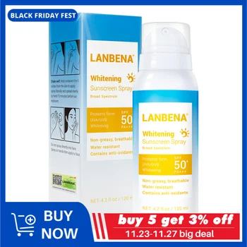 

Sunblock Spray LANBENA Skin Whitening Spray Brighten Sunscreen Face Body Sun Cream Facial Moisturizing Skincare