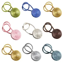 Magnets For Curtain Magnet Holder Capture Curtain Accessories Tie Back Europe Style Brief Braided Round Magnetic Magnet