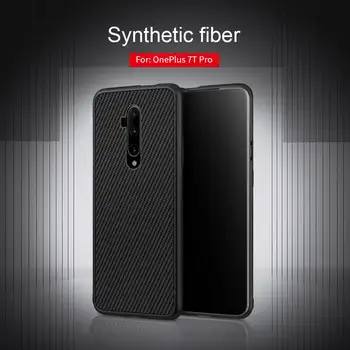 

NILLKIN Synthetic Fiber Case for Oneplus 7T Pro Luxury Slim Carbon Fiber PP Plastic Back Cover Phone Cases For Oneplus 7t pro