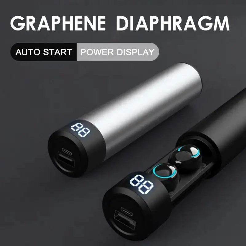 2020 New Q19 TWS bluetooth Earphones 5 0 Wireless Headset Headphones Mini In ear Stereo Earphones