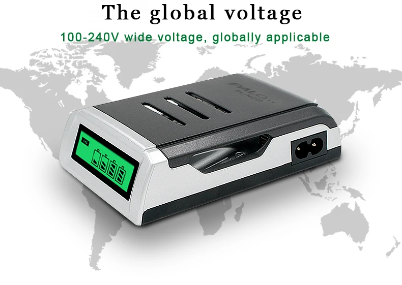 PALO 905 lcd зарядное устройство для AA/AAA батареи 12AA батареи 3000mah 1,2 V AAA перезаряжаемые батареи для дистанционного управления игрушечный светильник