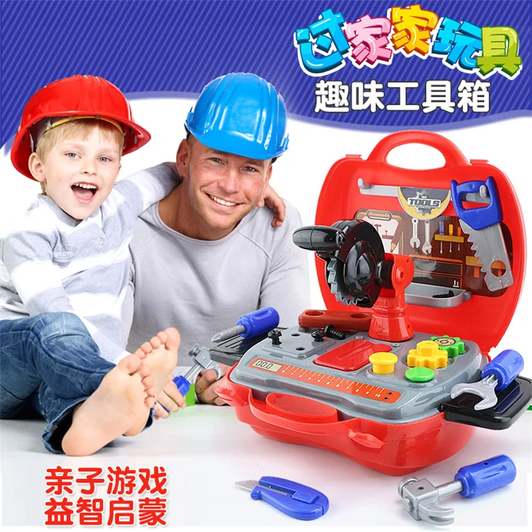 

7611 Simulation Type Play House Toys Fun Toolbox Engineer Children'S Educational Toy