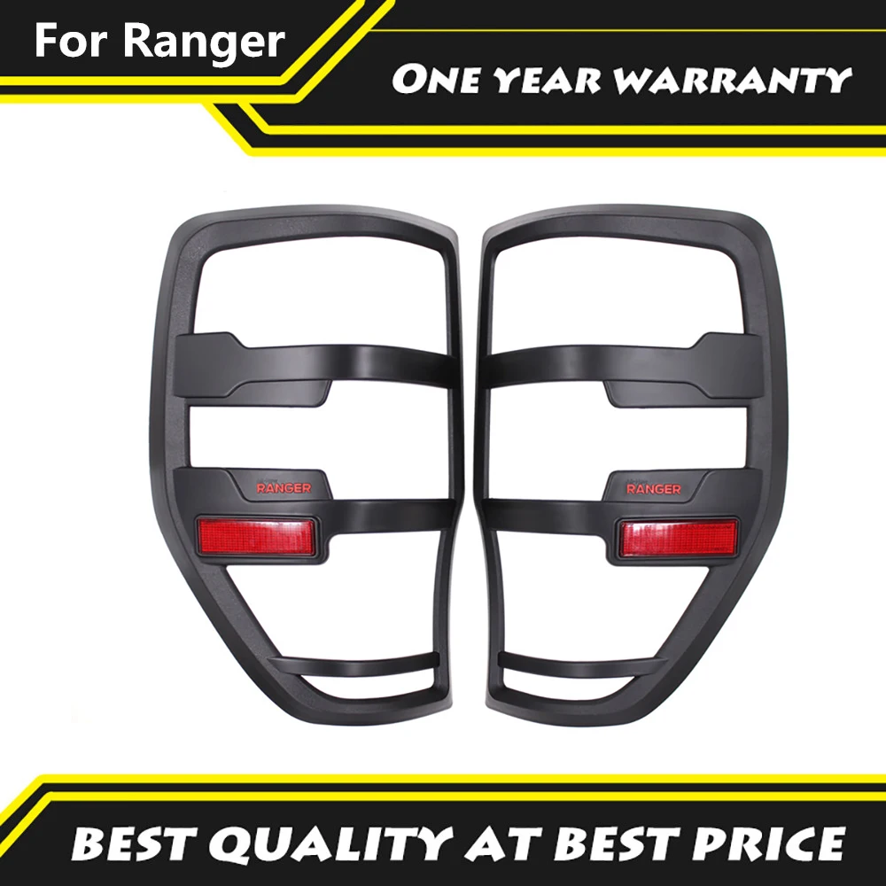 Copertura Decorativa Per Fanale Posteriore Ranger T6 T7 T8 Nero Opaco Adatta Per Ford Ranger 2012-2021 Wildtrak Raptor Fanali Posteriori