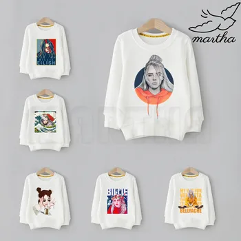 

Kids Billie Eilish Cartoon Sweatshirts Children Hoodie Cute Print Fashion Sweatshirts Kid Funny Clothes Baby Cartoon Hoodies
