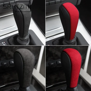 

Alcantara Suede Wrapping Gear Shift Knob ABS Trim Cover Car Sticker Decoration For BMW E90 E92 E93 E60 E61 F01 3 5 Series X1 X5