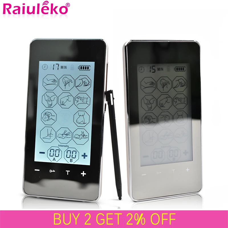 Электрический стимулятор мышц с ЖК-дисплеем цифровые импульсные чайки