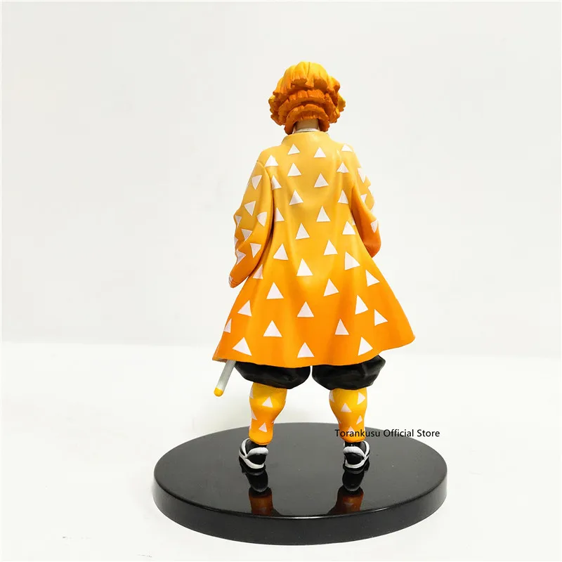 Demon Slayer Kimetsu no Yaiba Agatsuma Zenitsu Thunderclap and Flash Toy Figurine Anime Demon Slayer PVC Action Figure