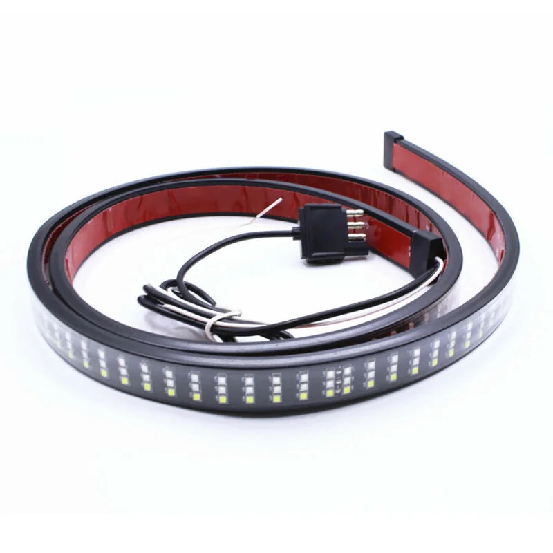 

Car Auto Tri-Row LED Tailgate Light Strip Turn Signal Brake Reverse Lamp 150CM