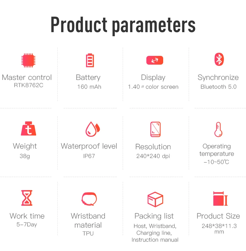 Fitness Tracker Body Temperature Heart Rate Blood Pressure Blood Oxygen Smart Watches with ECG PPG SPO2 for Old Men Women SP1