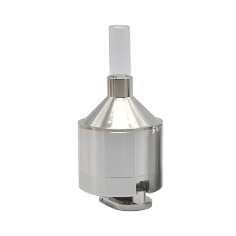 1Pc Hand Mill Metal Powder Metal Powder Hand Funnel Food Container Kitchen Tools With Container Kitchen Tools