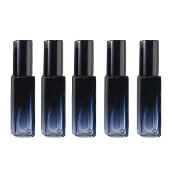 

Mini Gradient 8ML Glass Refillable Square Empty Perfume Bottle Contaners w/ Spray Applicator