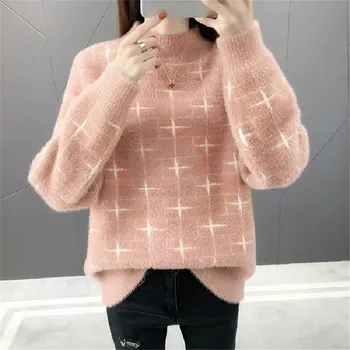 

Christmas Sweater Women Winter 2019 Fashion Pullover Sweater Women's Long Sleeve Sweaters