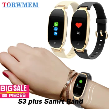 

Waterproof S3 Plus Smart Wristband Color Screen Heart Rate Monitor Smart Bracelet Fitness Tracker For Android IOS