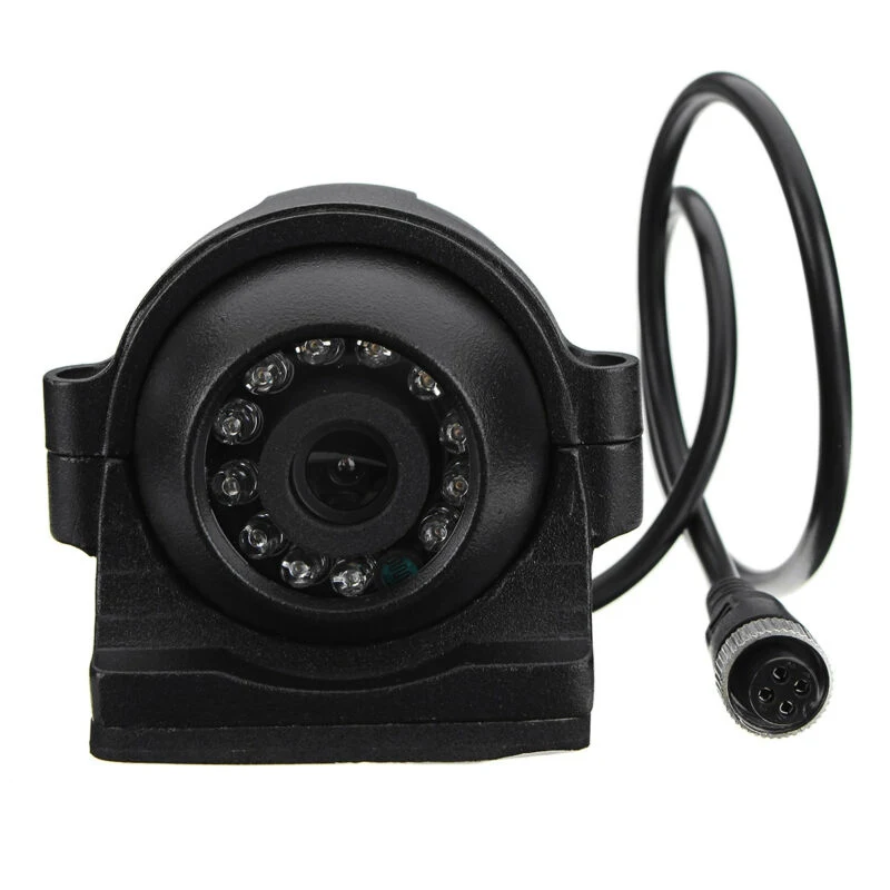 

12V-24V CCD Bus Truck Car Side View Camera Front And Rear View Camera 4 Pin Waterproof Night Vision