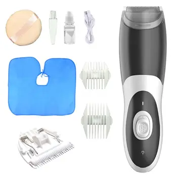 

Electric Baby Hair Clippers Waterproof Trimmers Low Noise Cutter Grooming Kit Rechargeable Cordless Haircut Machine