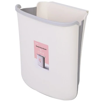 

Foldable Garbage Can Kitchen Garbage Can Car Folding Garbage Can Wall Trash Can for Bathroom Garbage Storage Bin