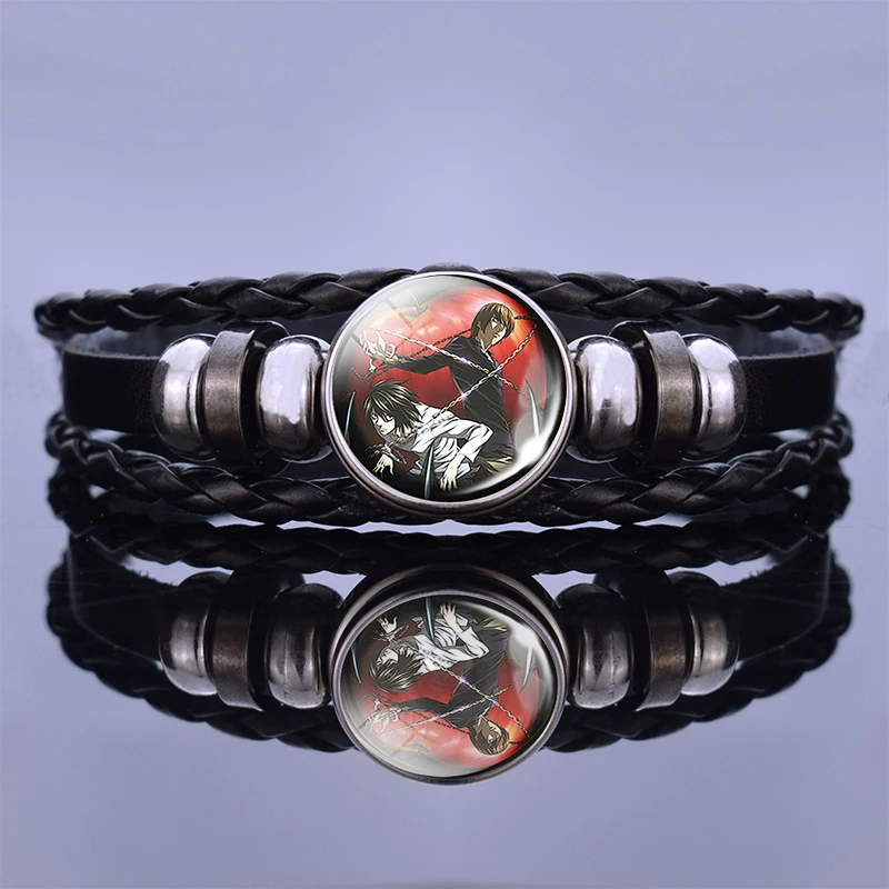 Bracelet Винтажная бронзовая брошь на булавке в виде знака смерти, светильник Yagami L ryuuk ryuku, Эмблема Аниме, манга, броши для косплея, подарок, аксессуары - Окраска металла: Bracelet