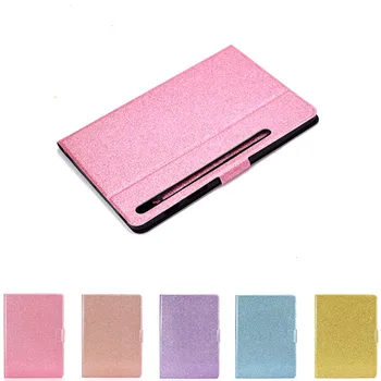 

Glitter PU Leather Tablet Protective Case For Samsung Galaxy Tab S7 11 inch SM-T870 SM-T875 T870 T875 Flip Stand Smart Cover