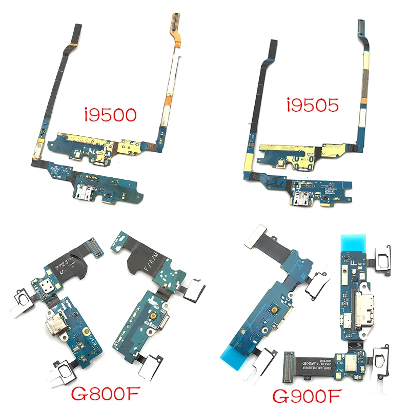 Usb зарядка Нижняя плата для samsung Galaxy S4 S5 mini i9500 i9505 i337 i9190 G900F G800F зарядное устройство разъем док-станция гибкий кабель