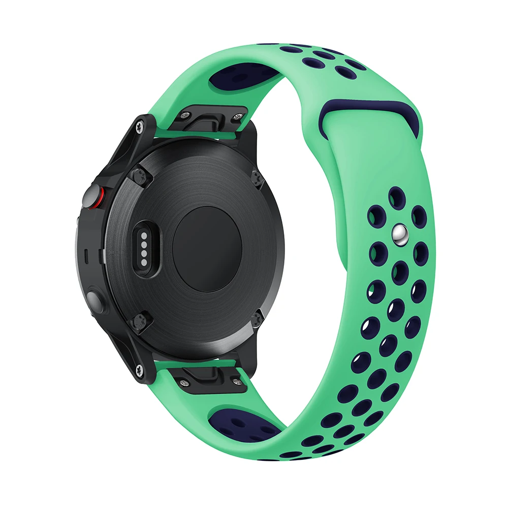 22 мм силиконовый ремешок для Garmin Fenix 5 forerunner935 Quati x5/Instinct быстрая установка металлические ремешки для часов модные ремешки для часов