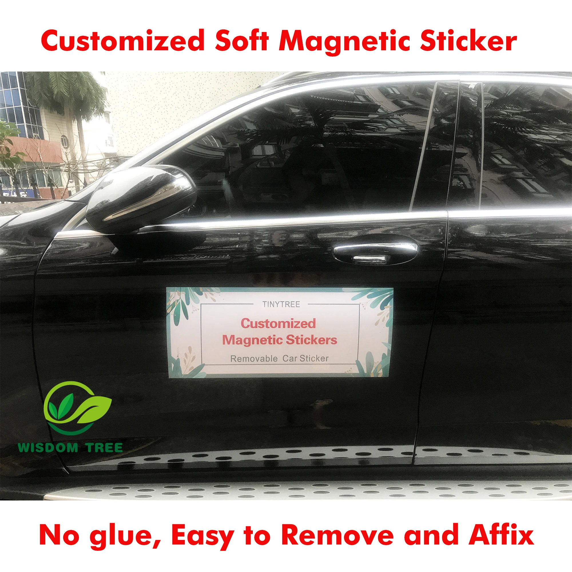 Customized Magnetic Stickers, Adhesive Car Stickers, Printed Advertising  Text Logo, Soft Magneticmagnet Magnet Sticker - Car Stickers - AliExpress