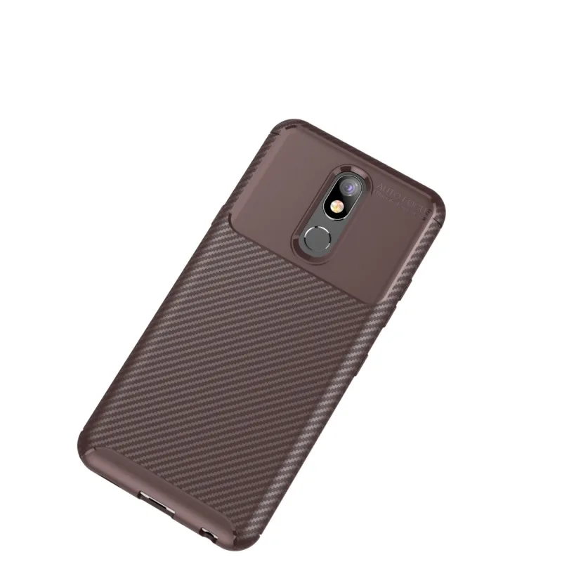 

Suitable for LG K40 Beetle Series Carbon Fiber Pattern TPU Protective Case