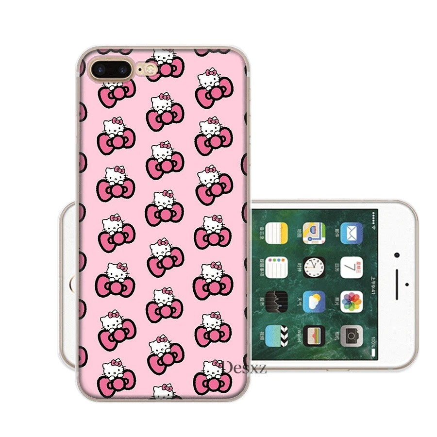 Чехол для мобильного телефона iPhone Apple XR X XS Max 6 6s 7 8 P Lus 5 5S SE Shell Cute hello kitty защита Мода - Цвет: H5