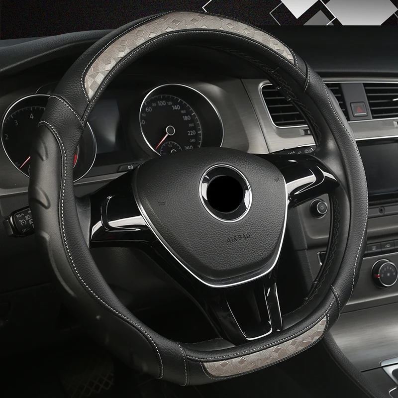 D образный чехол на руль для VW Golf 7 Polo- Scirocco Jetta 6- Santana- авто аксессуары