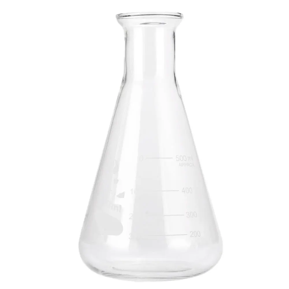 Коническая фляга Erlenmeyer боросиликатный мерный стакан 50 мл-500 мл мебель для виноделия Бар Прочный туалетный репав