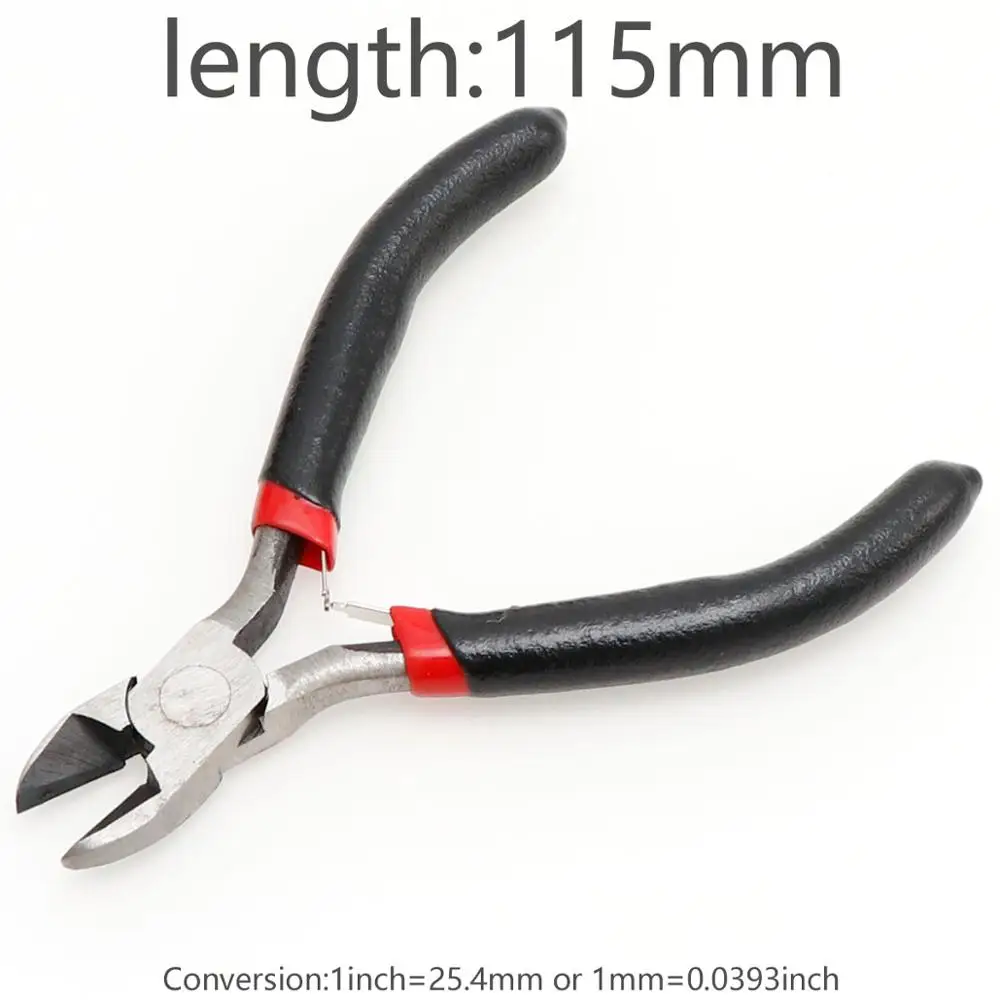 Black 1pc Jewellery Making Round Nose End Cutting Jewelry Pliers Tools DIY Equipment Pliers Fit Handcraft Beadwork Repair - Color: 2