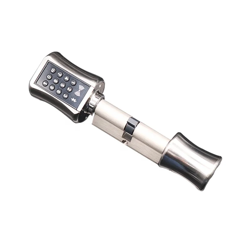 Bluetooth цилиндрический замок TT Блокировка Пароль карта умный дверной цифровая