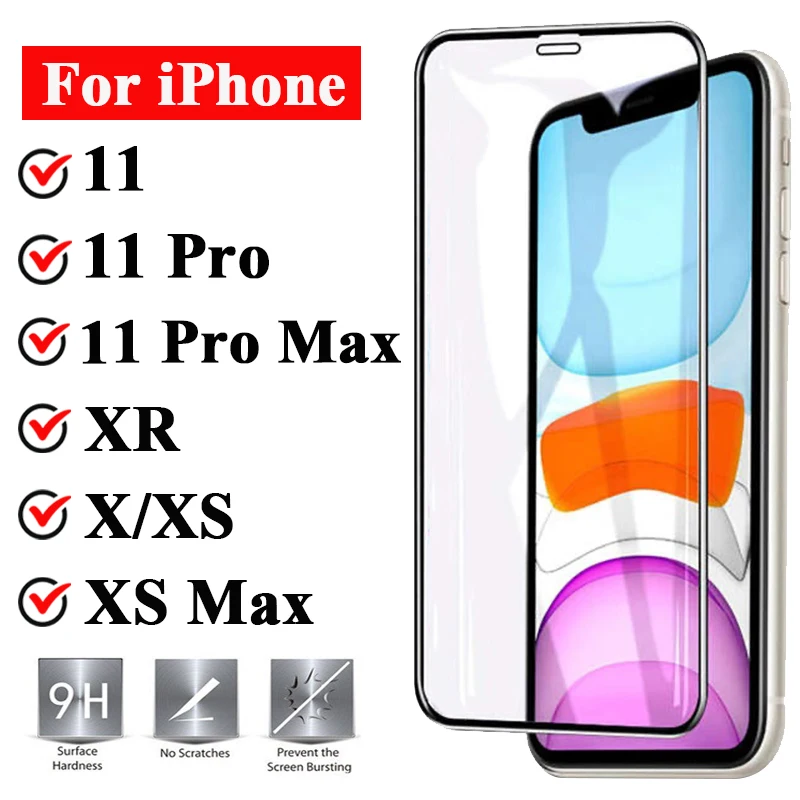 Бронированное Защитное стекло для Apple iPhone 11 Pro XS Max 11Max XR X R Mas Защитная пленка для экрана i Phone 10 закаленная пленка