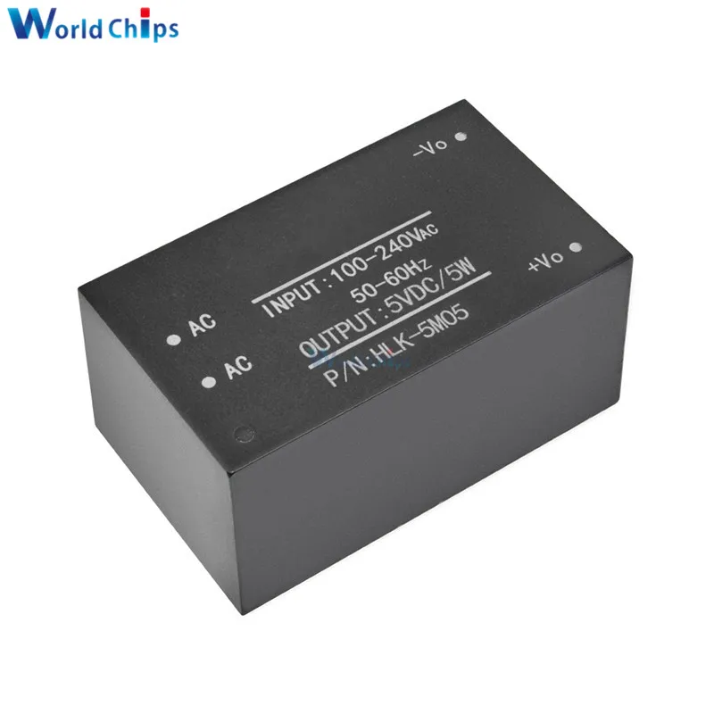 HLK-5M05 AC DC 220V to 5V 5W 5Watt изолированный понижающий элемент управления HLK 5M05 |