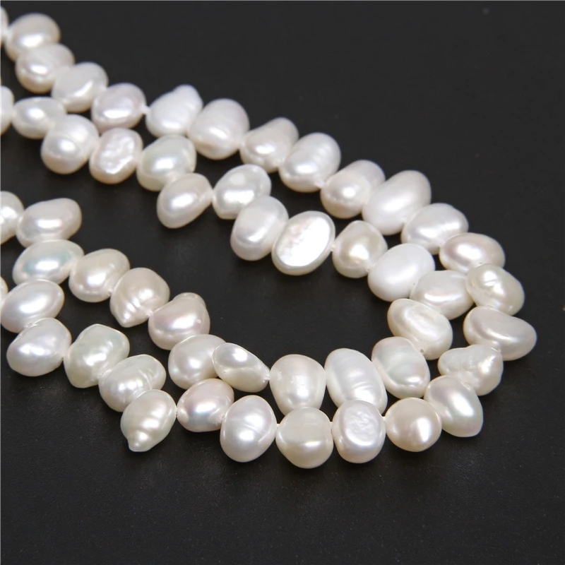 White Natural Freshwater Potato Pearl For Jewelry Making DIY 