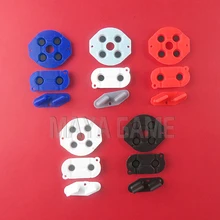 Красочный силиконовый Кондуктивный клеящим материалом для game boy классический ГБ силиконовый резиновый коврик для ключей консоли диметилглицын Системы 5 компл./лот