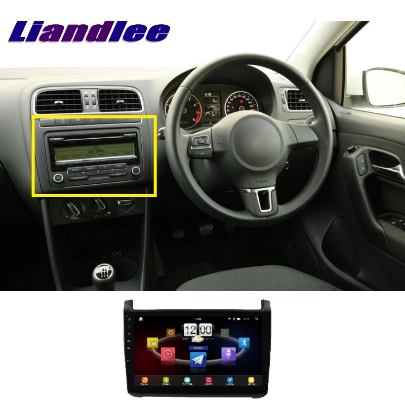Liandlee для Volkswagen VW Polo Mk5 2009~ автомобильный мультимедиа, ТВ DVD gps аудио Hi-Fi Радио Стерео стиль навигация NAVI