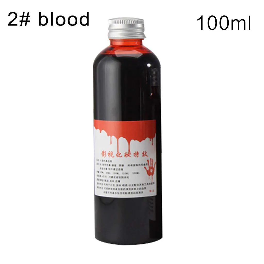 Halloween props Fake Blood Gel Tube Horror Spray color Halloween Party Joke Red Tool Different capacities optional