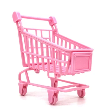 

Pink Parrot Trolley Cart Nibble Shooting Bird Toy Desktop Decoration Stand Climb R9JC