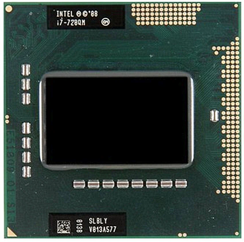 

intel CPU laptop i7-720QM 6M Cache 1.6GHz to 2.8GHz i7 720QM SLBLY PGA988 45W Laptop Compatible PM55 HM57 HM55 QM57